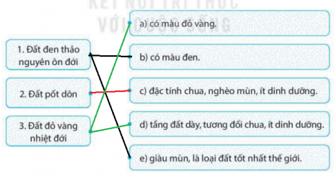 [KNTT] Giải SBT lịch sử và địa lí 6 bài: Lớp đất trên Trái Đất