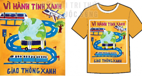 Gợi ý cách thiết kế, trang trí áo phông tuyên truyền tham gia giao thông công cộng