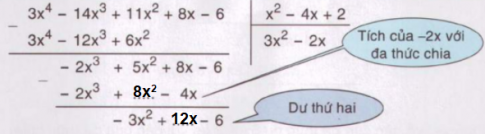 Giải VNEN toán 8 bài 9: Chia đa thức một biến đã sắp xếp