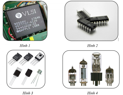  Hãy gọi tên các loại linh kiện điện tử và cho biết nó là thành phần điện tử chính trong máy tính thế hệ thứ mấy?