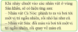 Để tạo chương trình Cá biến hình, em hãy thực hiện lần lượt các bước sau