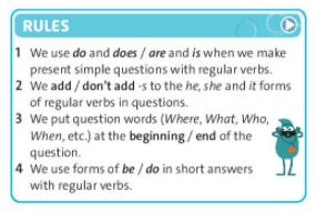 [Friends plus] Days - Language Focus (Present Simple)