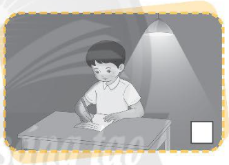 Góc học tập ở hình nào được bố trí thích hợp nhất để bảo vệ mắt? Vì sao? Đánh dấu (✓) vào [  ] ở hình em chọn và viết nội dung giải thích.