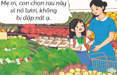 Vẽ một thực phẩm an toàn hoặc không an toàn mà em ấn tượng nhất vào khung dưới đây. Hãy giải thích tại sao.