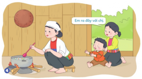 [Cánh diều] Giải đạo đức 1 bài: Em với anh chị em trong gia đình