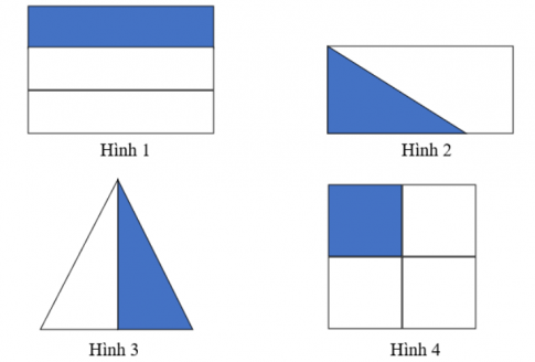 Trắc nghiệm Toán 3 cánh diều bài Một phần hai. Một phần tư (P2)