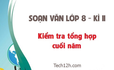 Soạn văn 8 bài: Kiểm tra tổng hợp cuối năm trang 145 sgk