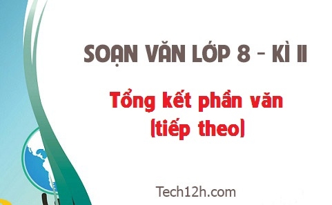 Soạn văn 8 bài: Tổng kết phần văn ( tiếp theo) trang 148 sgk