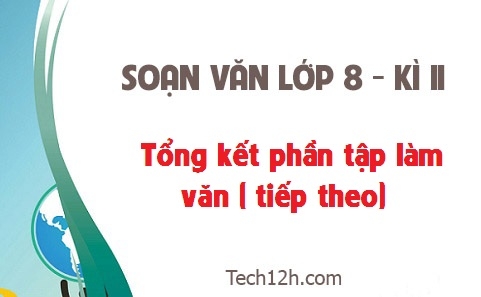 Soạn văn 8 bài: Tổng kết phần văn ( tiếp theo) trang 144 sgk