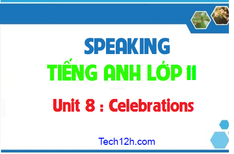 Speaking Unit 8: Celebrations