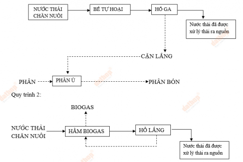 Sử dụng internet, sách, báo,... để tìm hiểu thêm về biện pháp khí sinh học và hồ sinh học trong xử lí chất thải chăn nuôi