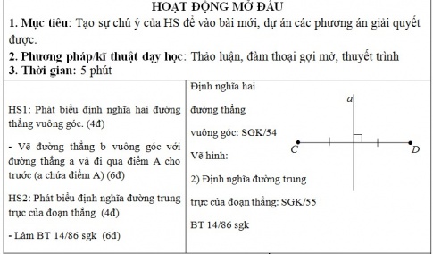 Giáo án PTNL bài Các góc tạo bởi một đường thẳng cắt hai đường thẳng