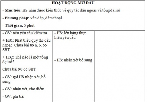 Giáo án PTNL bài Luyện tập