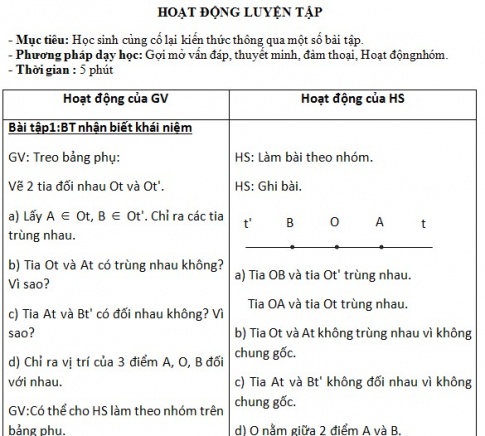 Giáo án PTNL bài Luyện tập