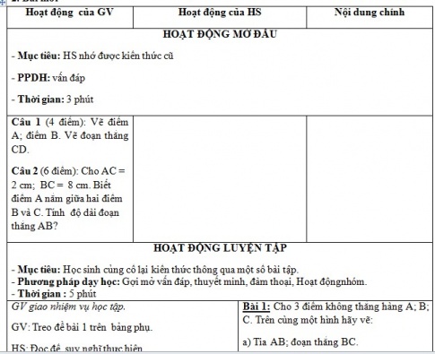 Giáo án PTNL bài Luyện tập