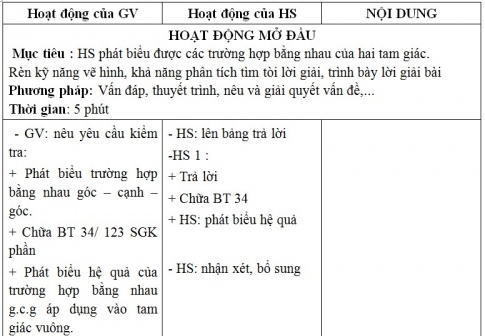 Giáo án PTNL bài Luyện tập