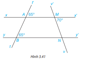 Giải bài 10 Tiên đề Euclid, tính chất của hai đường thẳng song song