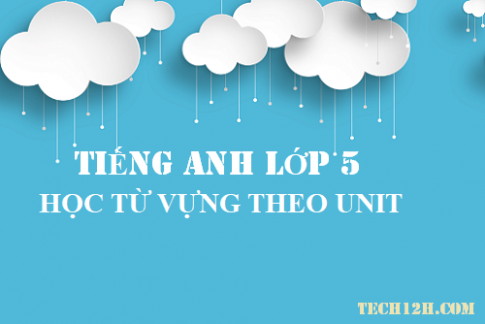 Tiếng anh lớp 5: Hệ thống toàn bộ từ vựng cả năm học (có kèm file âm thanh)