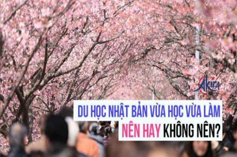 Du học Nhật Bản vừa học vừa làm – Nên hay không nên?