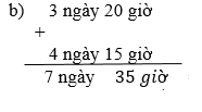 Giải bài : Cộng số đo thời gian - sgk Toán 5 trang 131