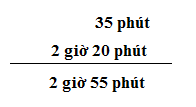 Giải bài : Cộng số đo thời gian - sgk Toán 5 trang 131