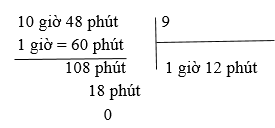 Giải bài : Chia số đo thời gian cho một số - sgk Toán 5 trang 136