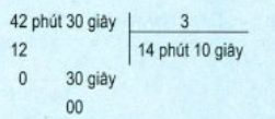 Giải bài : Chia số đo thời gian cho một số - sgk Toán 5 trang 136