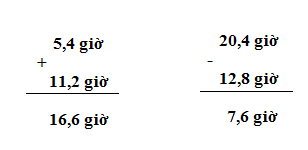 iải bài : Ôn tập về các phép tính với số đo thời gian - sgk Toán 5 trang 165