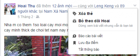 Cách tag, xóa tag vào bài viết, status, hình ảnh trong Facebook