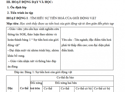 Giáo án PTNL bài 63: Ôn tập học kỳ II