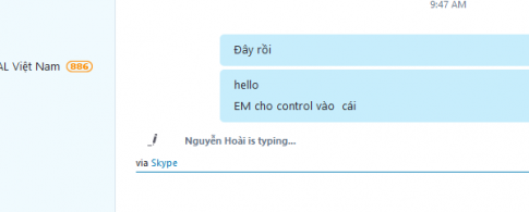 Cách tắt biểu tượng cây bút chì đang gõ khi trả lời trong skype