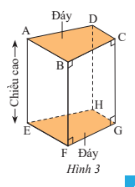 Giải bài 3 Hình lăng trụ đứng tam giác, hình lăng trụ đứng tứ giác