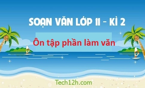 Soạn văn 11 bài: Ôn tập phần làm văn trang 124 sgk