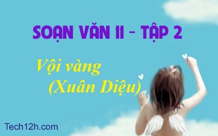 Soạn văn 11 bài: Vội vàng trang 21 sgk