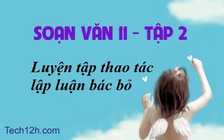 Soạn văn 11 bài: Luyện tập thao tác lập luận bác bỏ trang 31 sgk