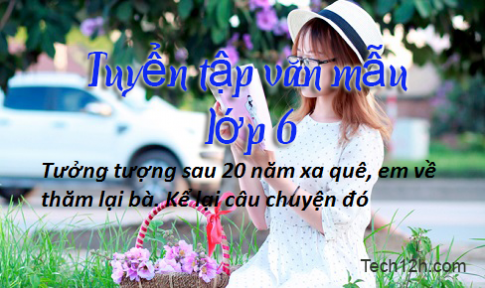Hãy tưởng tượng sau 20 năm xa quê em trở về gặp bà của mình. Hãy kể lại cuộc gặp gỡ đầy xúc động đó