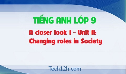 A closer look 1 Unit 11: Changing roles in society