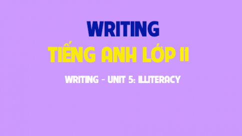 Writing Unit 5: Illiteracy: Nạn mù chữ