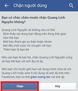 Cách chặn Facebook bạn bè, người lạ trên điện thoại Android đơn giản, nhanh chóng