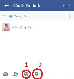 Cách chia sẻ tâm trạng ngắn gọn trên Facebook bằng điện thoại Android