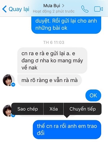 Cách xóa tin nhắn Facebook Messenger trên điện thoại