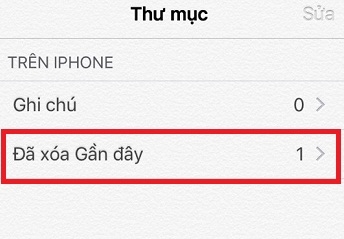 Làm thế nào để lấy lại ghi chú đã xóa trên iPhone