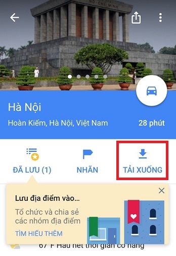 Cách sử dụng Google Map không cần kết nối mạng