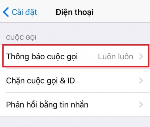 Cách bật tính năng đọc tên người gọi đến trên iPhone