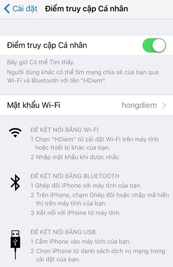 Biến mọi iPhone thành điểm phát Wifi cực dễ với mẹo sau