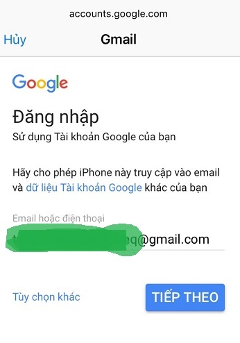 Điện thoại iPhone: Cách đồng bộ danh bạ từ Gmail