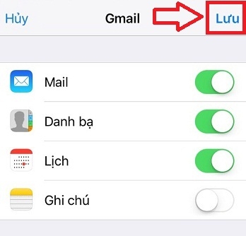 Điện thoại iPhone: Cách đồng bộ danh bạ từ Gmail