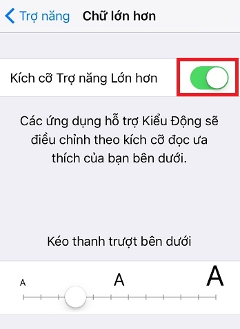 Cách đơn giản để thay đổi kích cỡ phông chữ trên iPhone