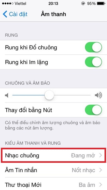 Cách đơn giản để thay đổi nhạc chuông trên iPhone