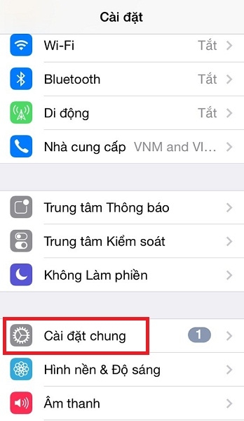 Cách đơn giản để cài phần trăm pin trên iPhone